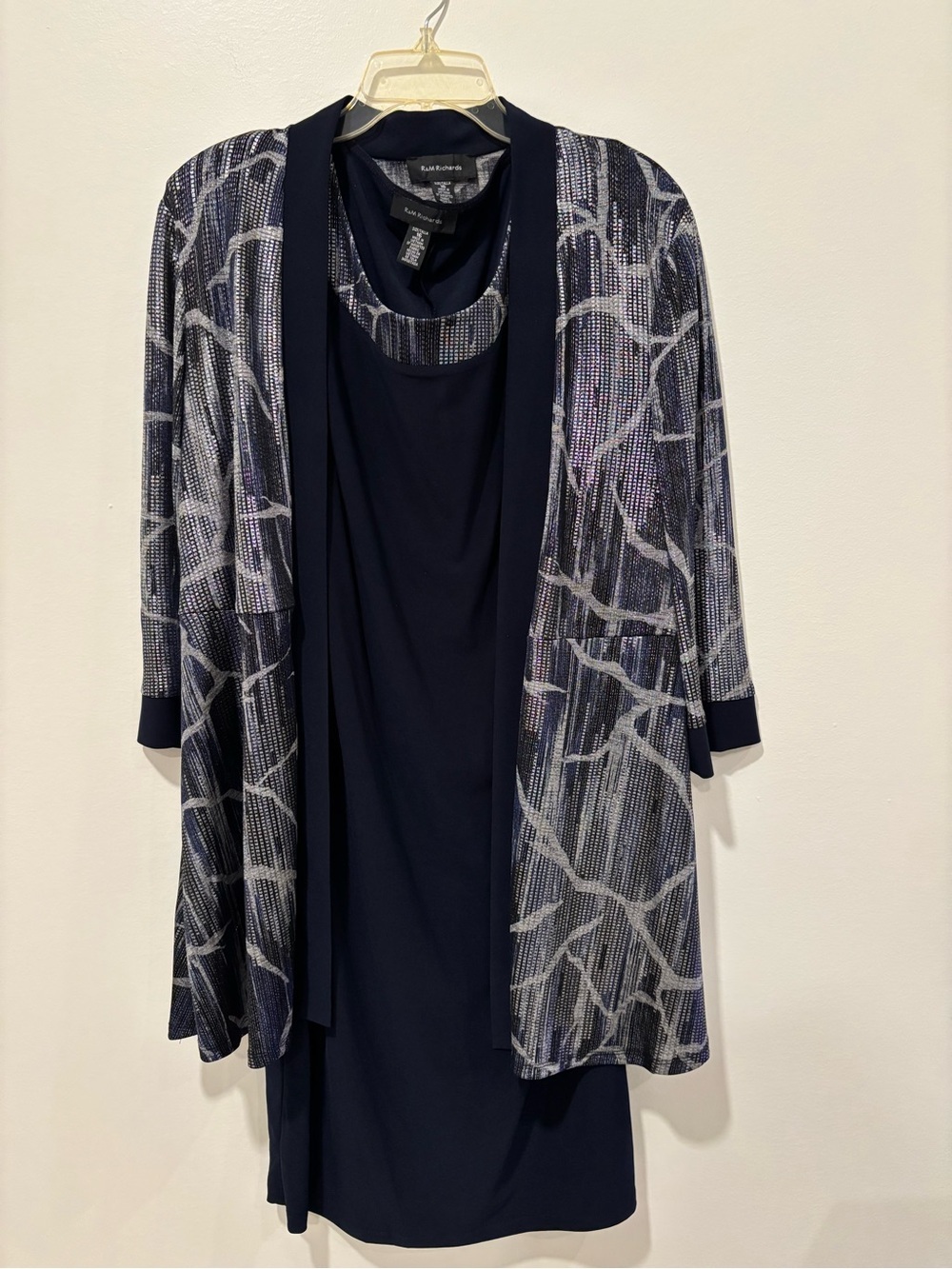 Formal Navy Dress Set size 16